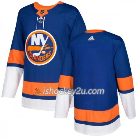 Mænd NHL New York Islanders Trøje Blank Adidas 2017-2018 Royal Authentic